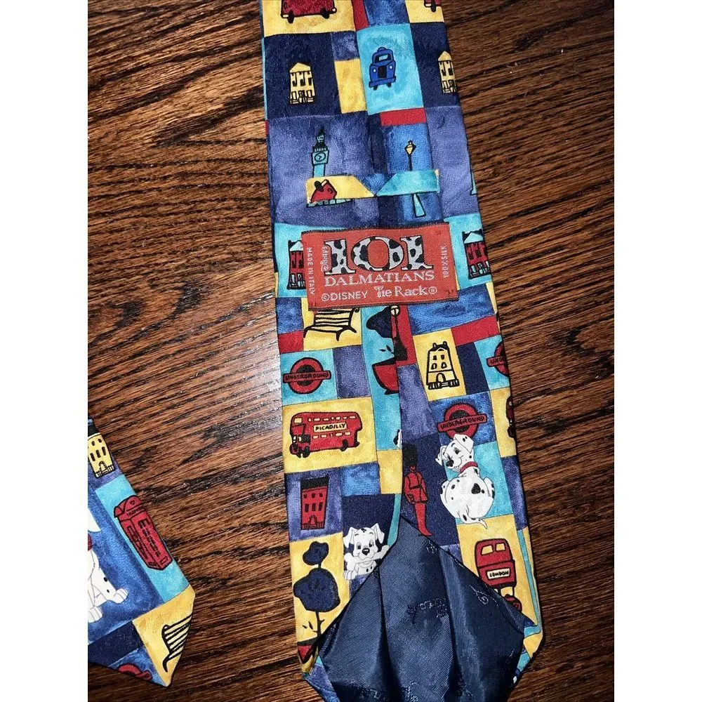Vintage Mickey mouse and‎ 101 dalmatians necktie Disney